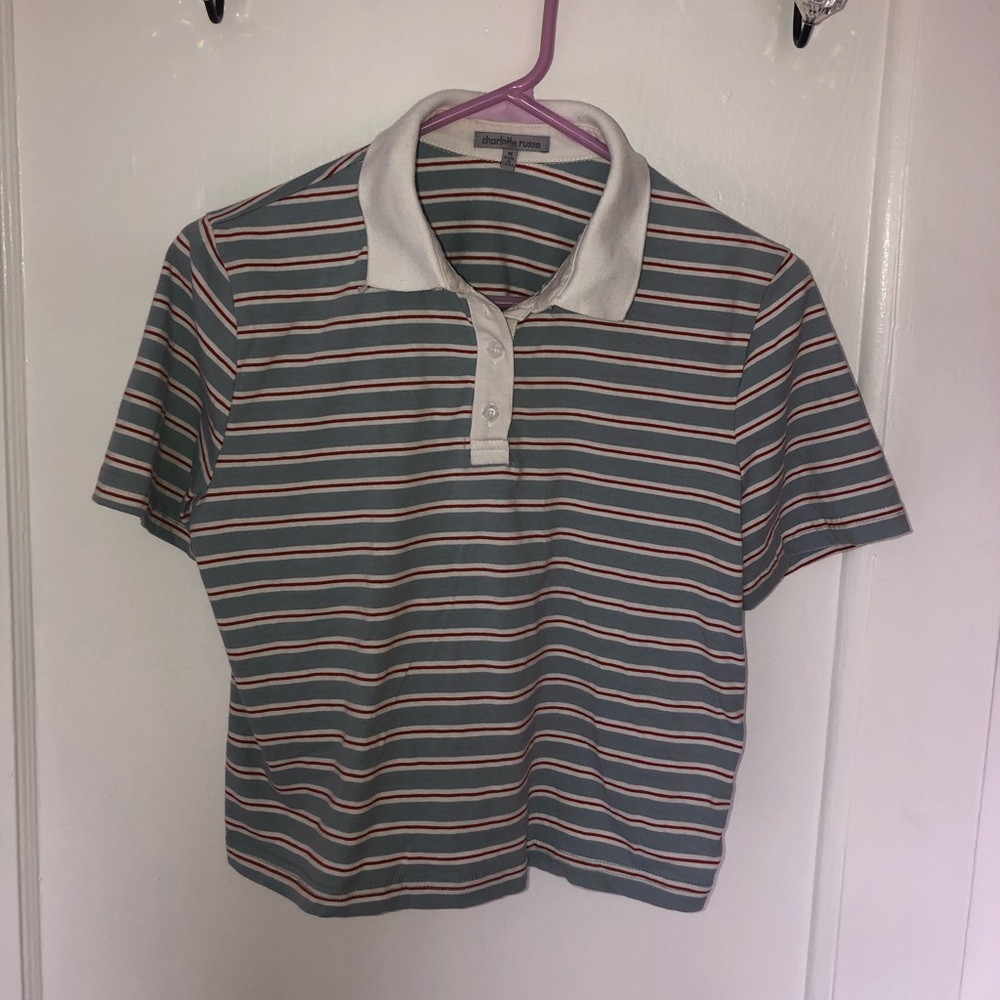 Charlotte Russe cropped shirt